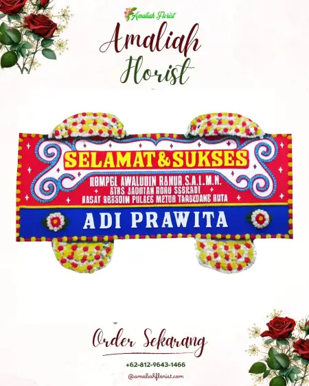 Papan Bunga Ucapan Selamat Garden Wedding Bekasi