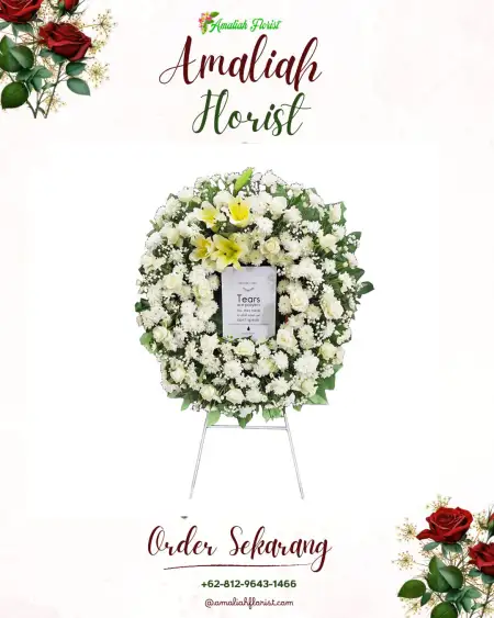 Krans Bunga Duka Garden Wedding Bekasi