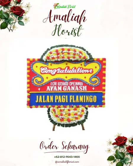 Sewa Papan Bunga Garden Wedding Bekasi